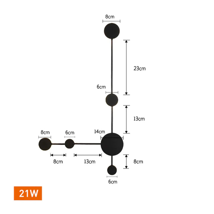 Illuminazione led da parete elegante