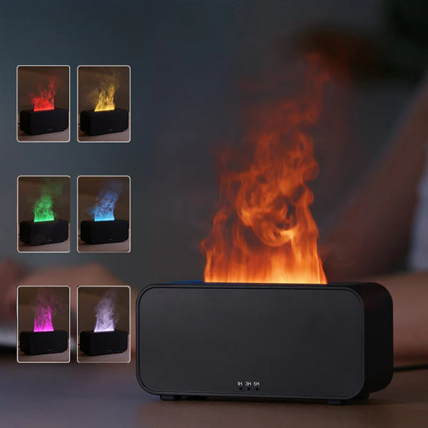 Umidificatore/aromaterapia effetto fiamma