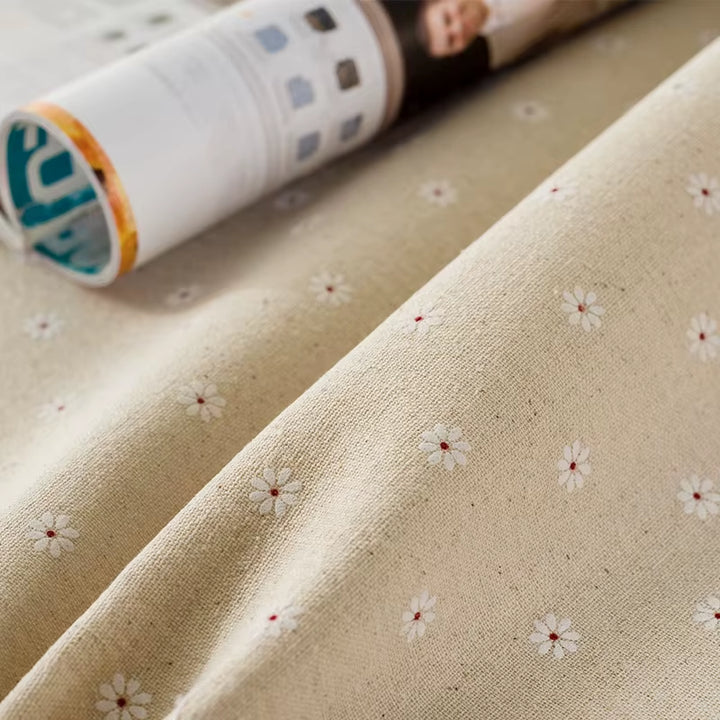 Tovaglia di lino floreale