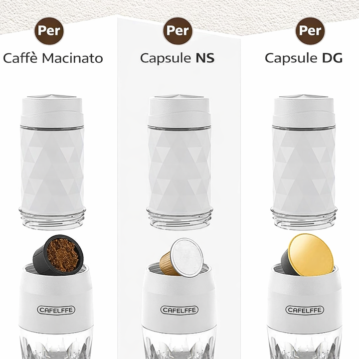 Macchina da Caffè Portatile 3-in-1 