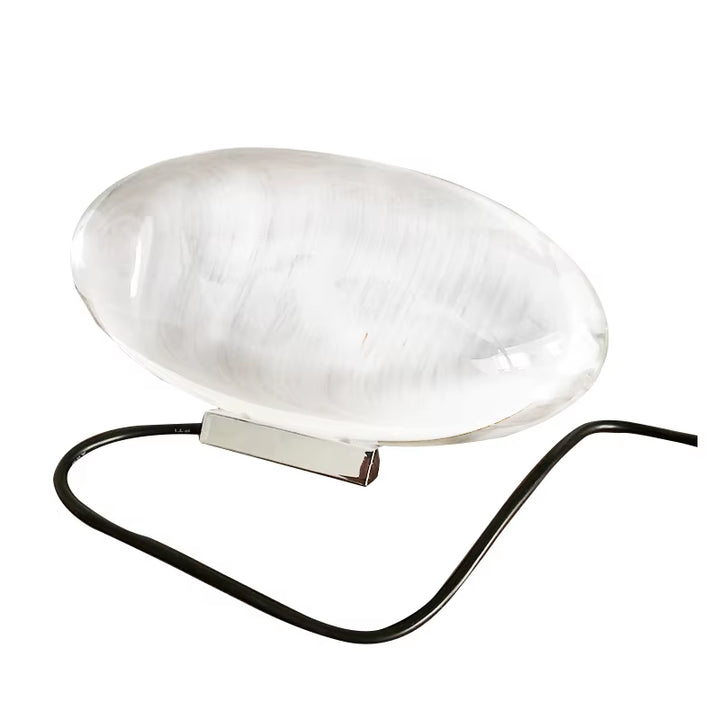 Lampada da tavolo di design italiano in cristallo LED “Occhio del Cielo”