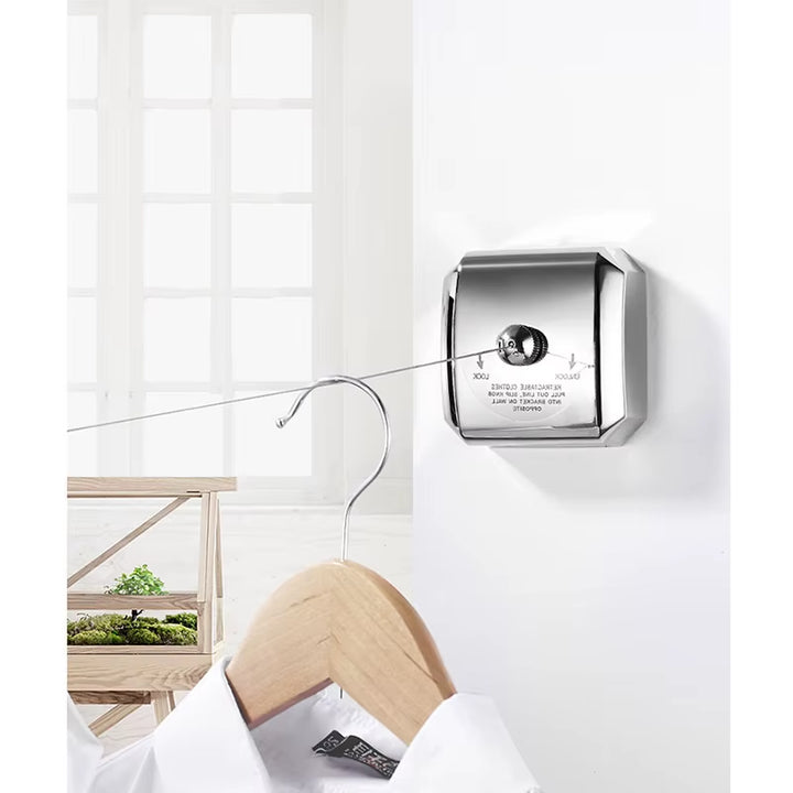 Stendibiancheria Retrattile in Acciaio Inox da Parete