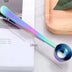 Cucchiaio Dosatore 2 in 1 in Acciaio Inox con Clip Sigillante