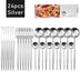 Set Posate Completo da 24 Pezzi: Acciaio Inossidabile