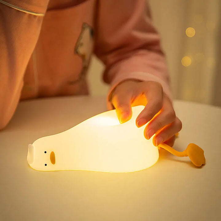 LazyDuck – Lampada Notturna Soft-Touch