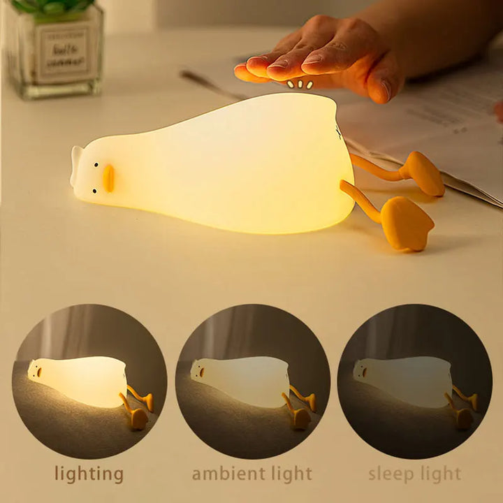 LazyDuck – Lampada Notturna Soft-Touch