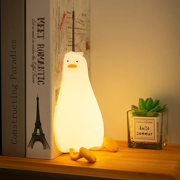 LazyDuck – Lampada Notturna Soft-Touch