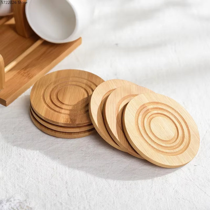 Set minimalista tazze + sottobicchieri