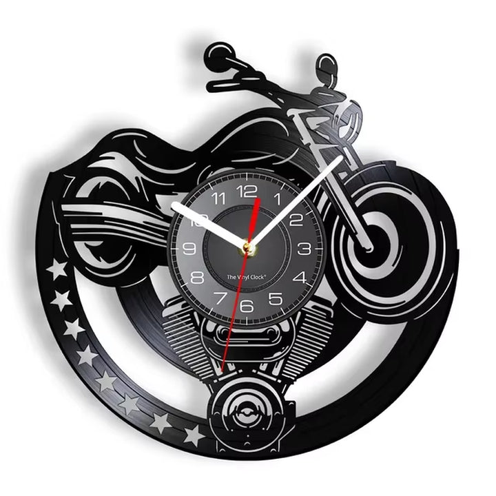 Orologio Moto in Disco Vinile