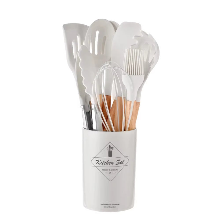 Set 12 Utensili da Cucina in Silicone Antiaderente