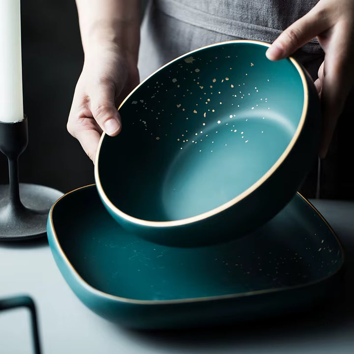 Set stoviglie verde nordico 