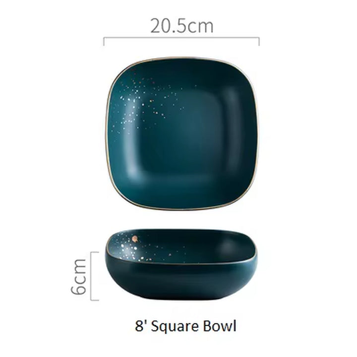 Set stoviglie verde nordico 