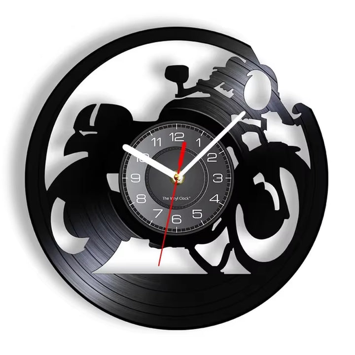 Orologio Moto in Disco Vinile