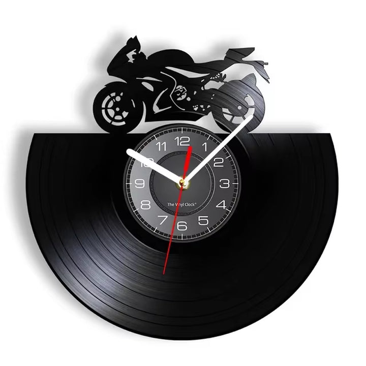 Orologio Moto in Disco Vinile